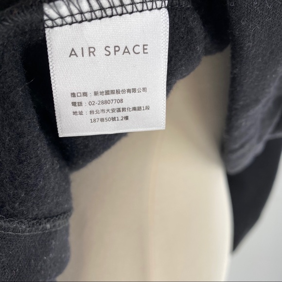 AIR SPACE Black Button Down Buffer Sleeve Cardigan - Picture 6 of 7